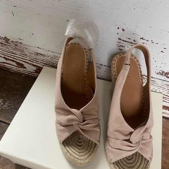 Joie Pink Suede Kaili Wedge - Picture 10 of 15